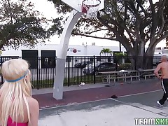 she's better at blowjobs than basketball