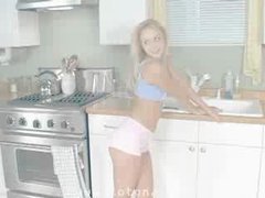 Piss: Ember Blonde Teen Model - with superbody